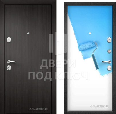 Железная входная дверь со скрытыми петлями эконом ДПК-12999